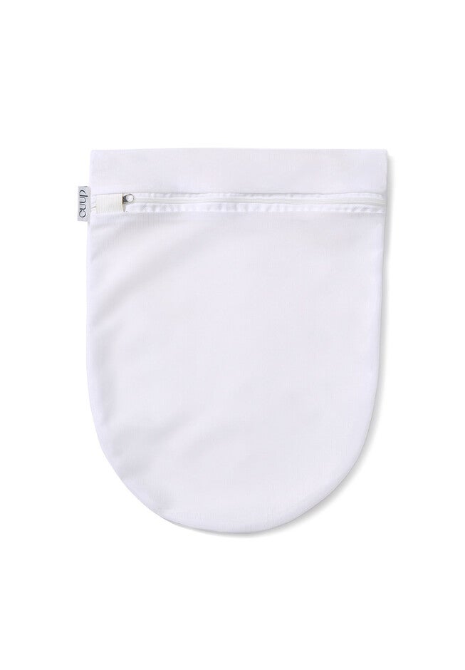 Laundry Wash Bag- Mesh, WHITE, on-hover image number 1