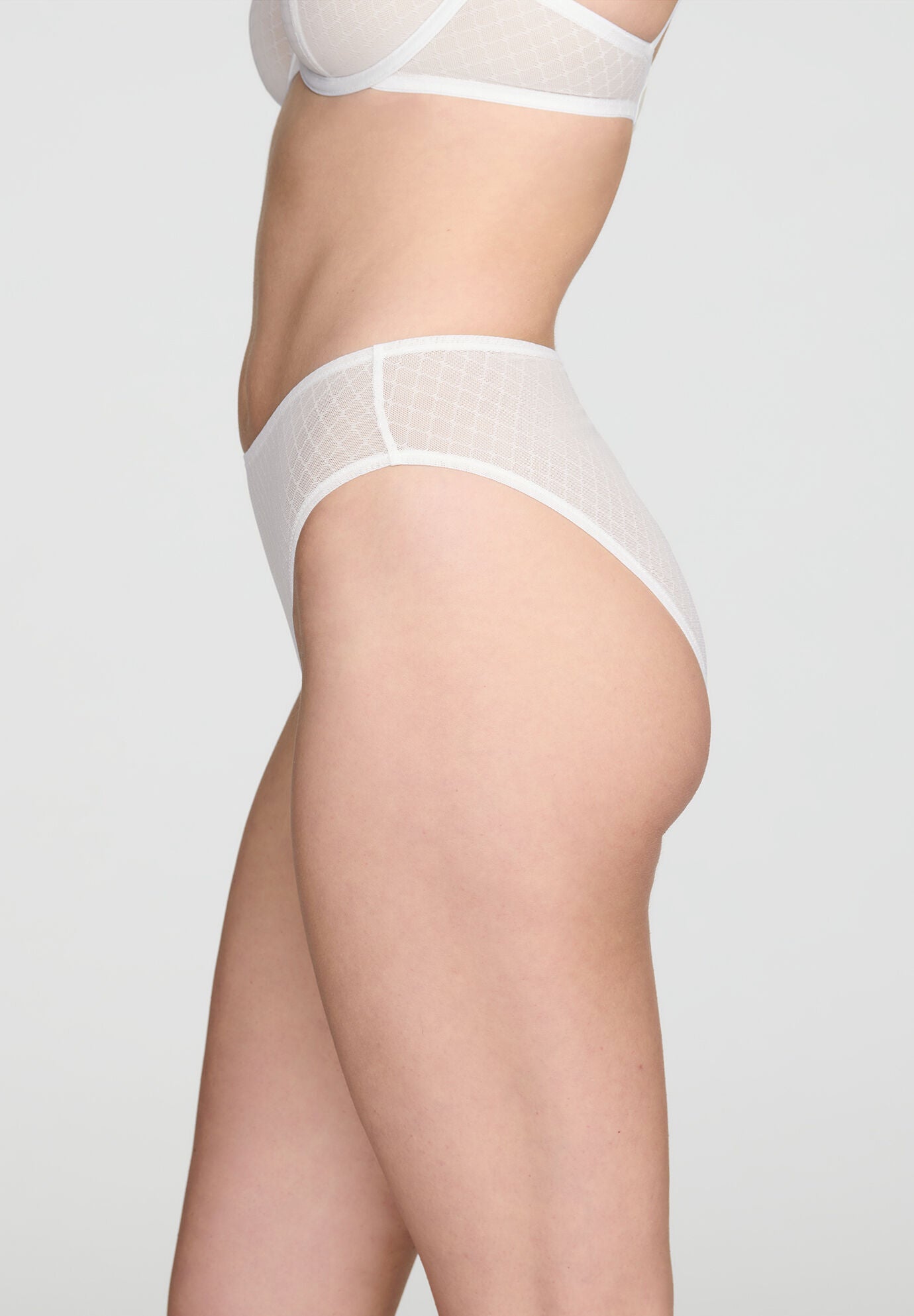 The Highwaist - Trellis Lace, SALT, alternate image number 3