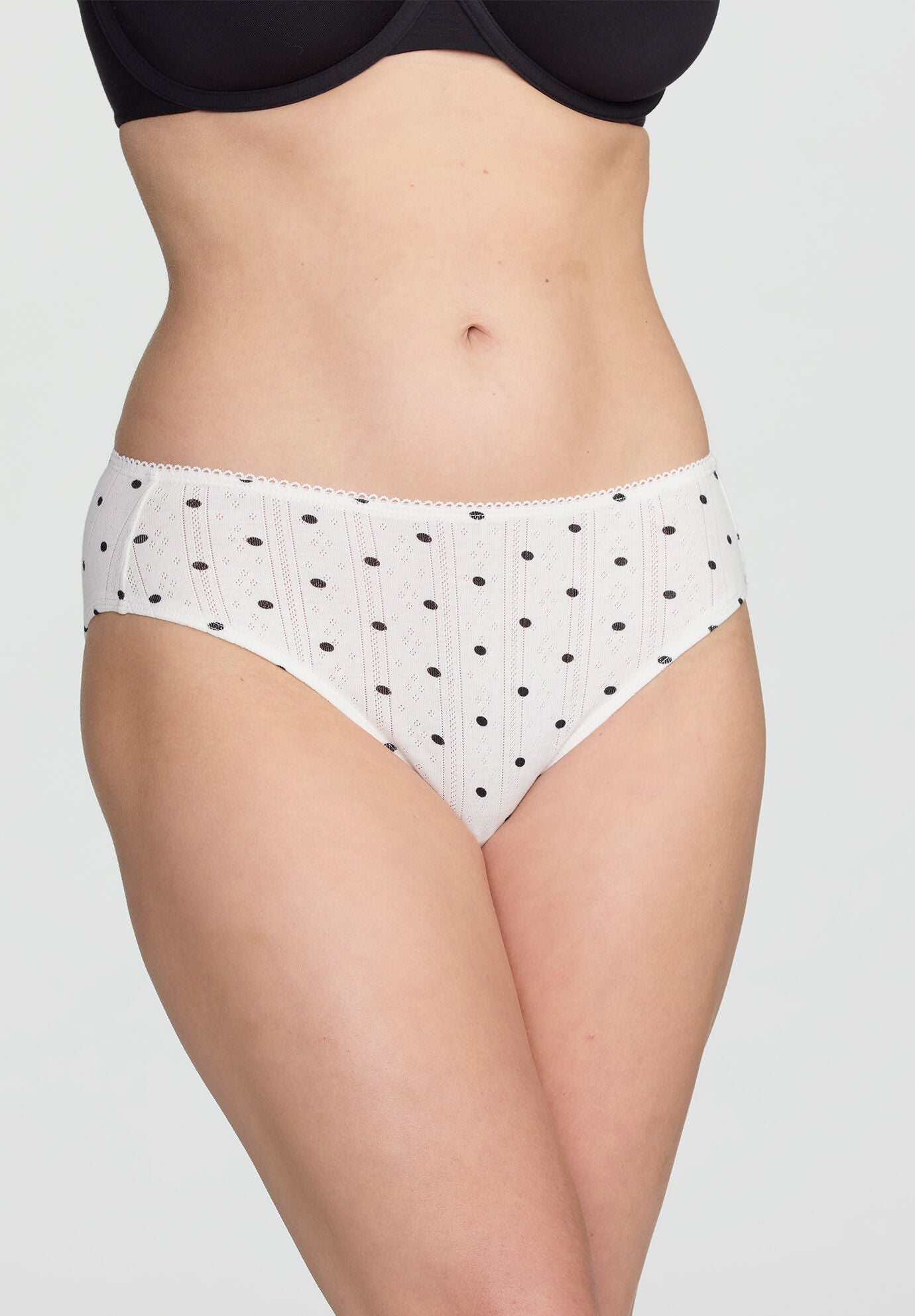 The Brief- Pointelle, SALT POLKA DOT, on-hover image number 1