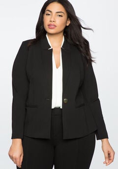 The Ultimate Stretch One Button Blazer