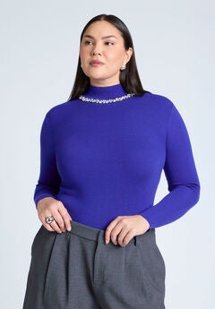 Plus Size Embellished Tops