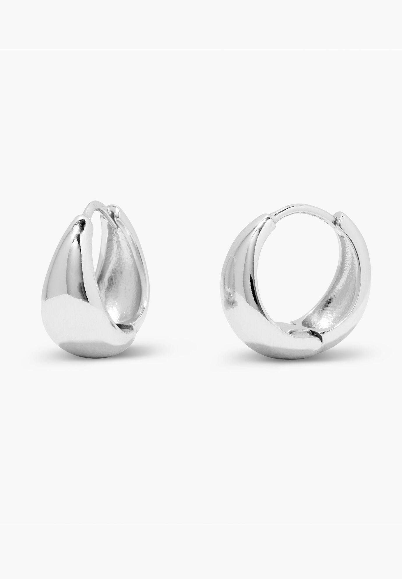 Aubrey Vermeil Huggies, SILVER, hi-res image number 0
