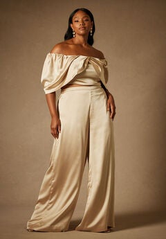 Bridal by ELOQUII Wide Leg Trouser