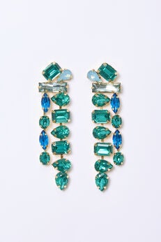 Multi Stone Statement Earring