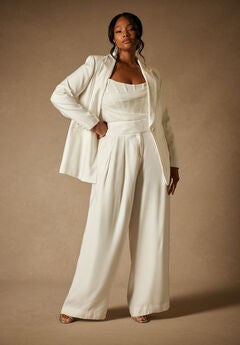 Bridal by ELOQUII Wide Leg Pant