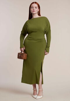 Low-Back Jersey Maxi Dress