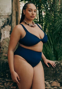 Textured Bikini Bottom