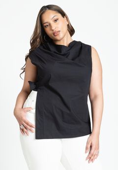 Asym Tie Top