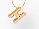 Pippa Bubble Initial Pendant, H, alternate image number 1