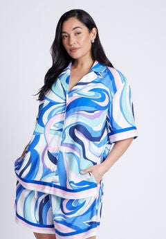 Printed Relaxed Top