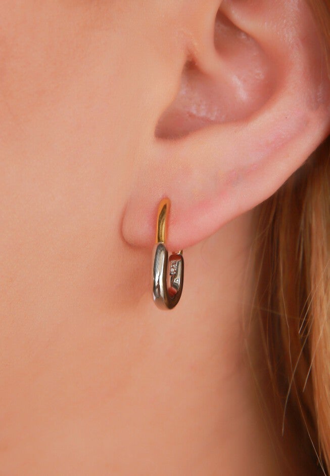 Two-Tone Kaleigh Earring, , on-hover image number 1