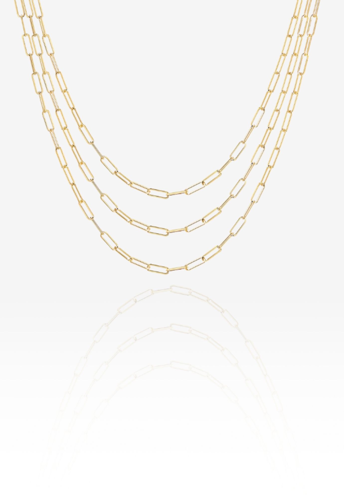 Lola Layered Necklace, GOLD, hi-res image number 0