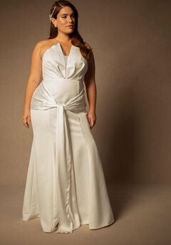 Bridal by ELOQUII Satin Mermaid Gown