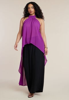 High-Low Halter Top