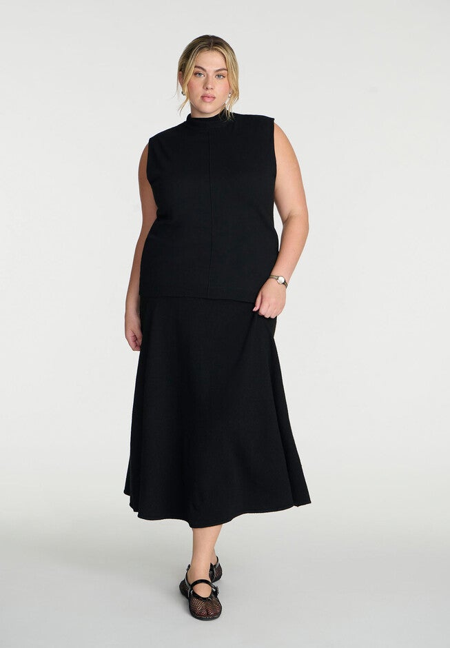 Maxi Sweater Skirt, BLACK ONYX, hi-res image number null
