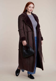 Long Sherpa Lined Coat