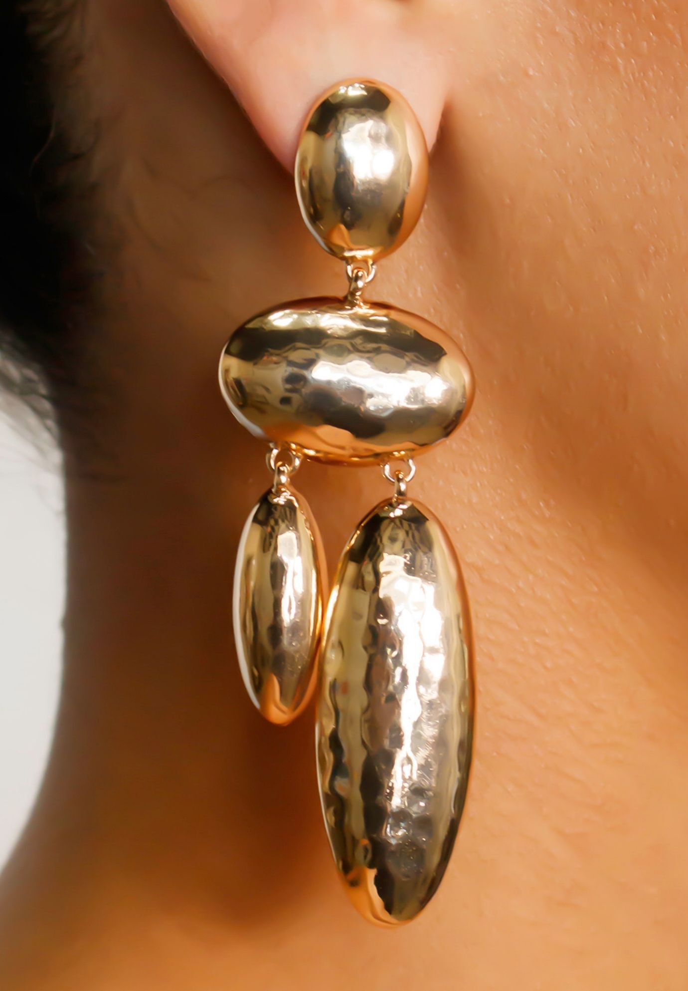 Brielle Earrings, GOLD, on-hover image number 1