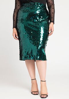 Sequin Pencil Skirt