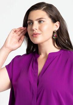 Multi Ab Post Abstract Earring
