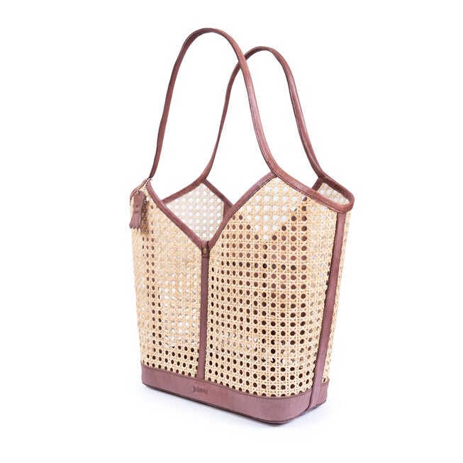 Ophelia Large Tote, CHOCOLATE, on-hover image number 1