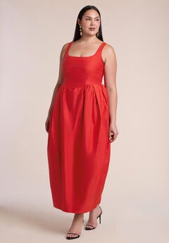 Pleated Tank Gown