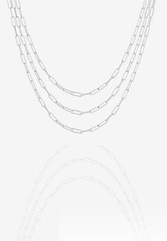 Lola Layered Silver Necklace