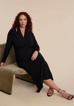 Maxi Dress With Halter Layer