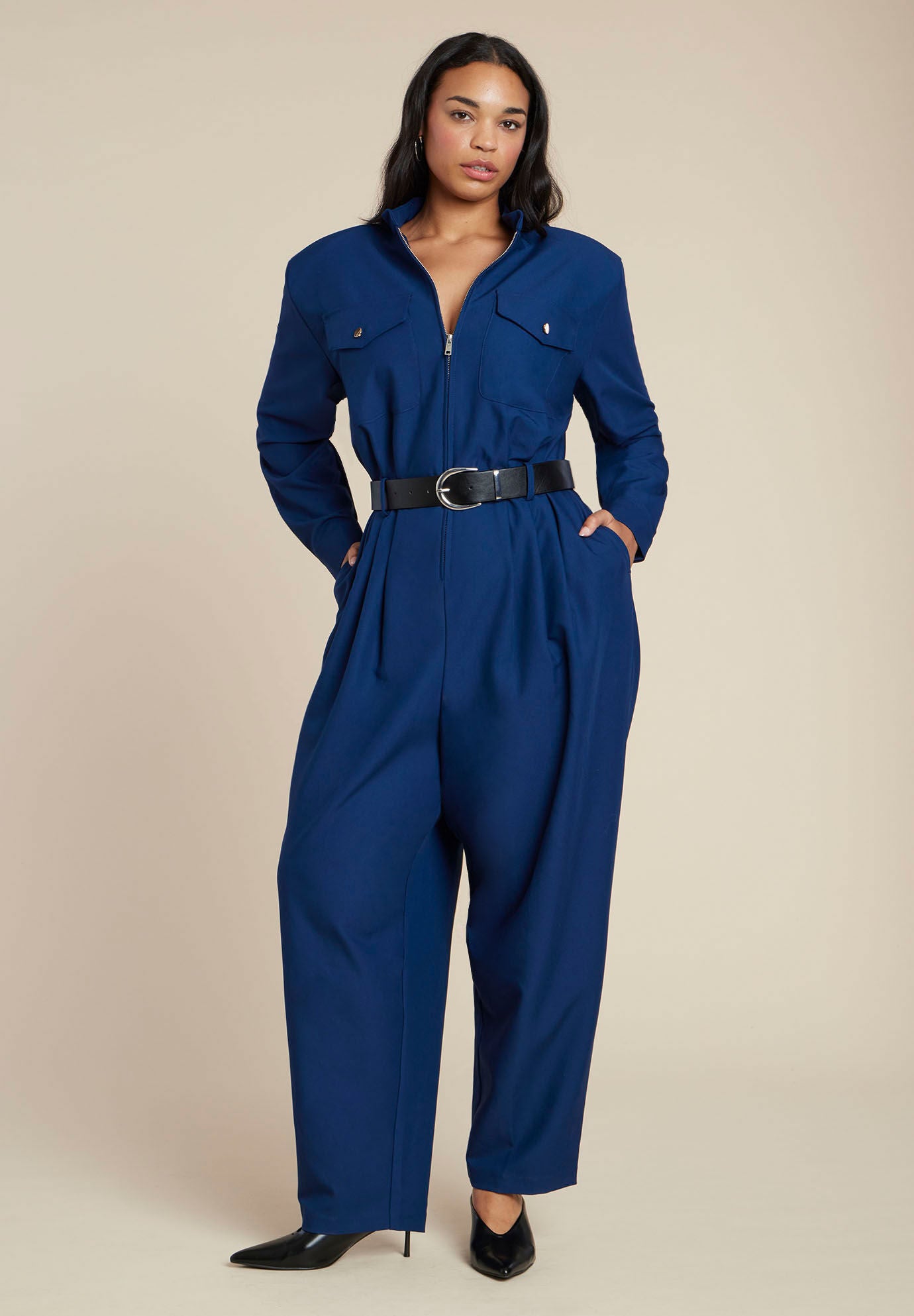  Slick Jumpsuit, DRESS BLUES, hi-res image number 0