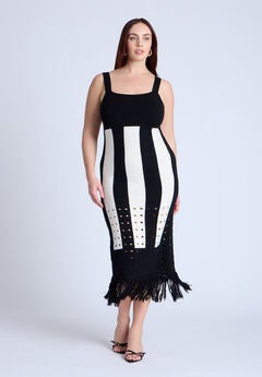 Sweater Stripe Dress