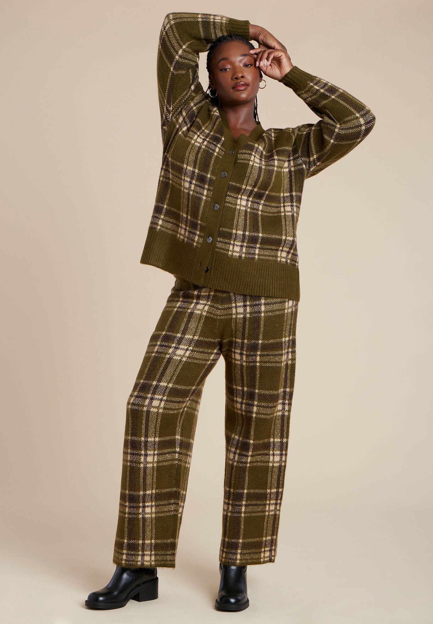 Sweater Intarsia Pant