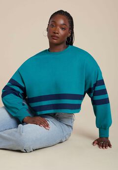 Boxy Cropped Sweatshirt