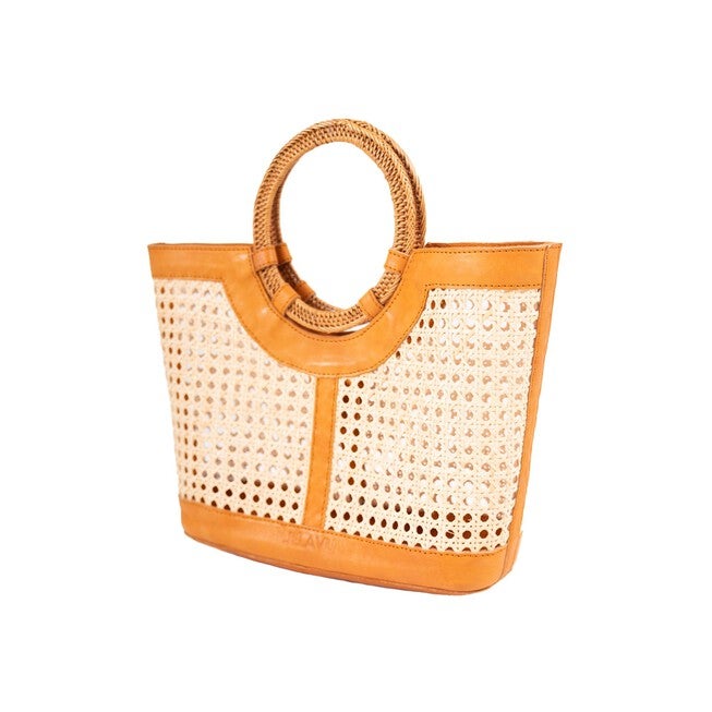 Hilton Large Satchel, TAN, alternate image number 2