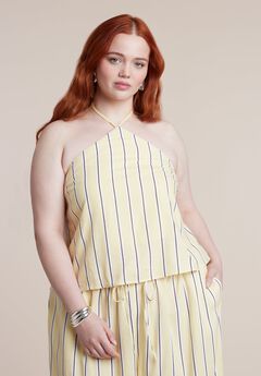 Linen Halter Top