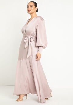 Satin Maxi Dress