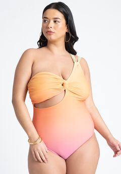 One Strap Cutout Detail One Piece