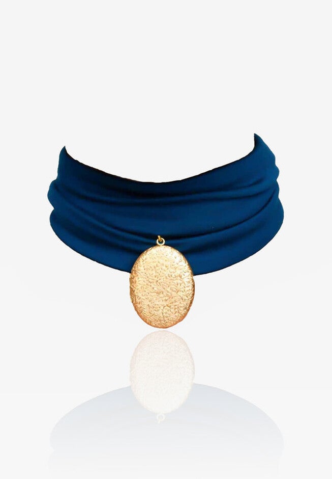 Winnie Necktie, BLUE AND GOLD, hi-res image number null