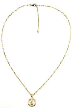 Lustre Initial Necklace