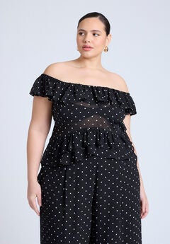 Plus Size Sheer Sleeve Tops