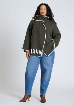 Scarf Sweater Coat