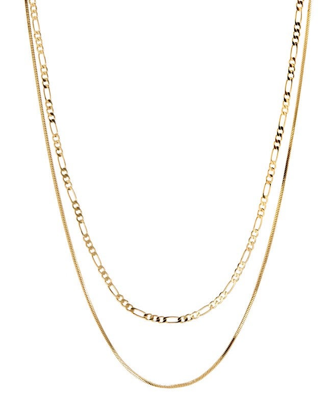 Cecilia Chain Necklace- Gold, GOLD, hi-res image number 0