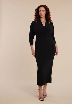 Maxi Dress With Halter Layer