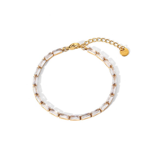 Bianca Bracelet - Clear Crystal, GOLD CLEAR, hi-res image number 0
