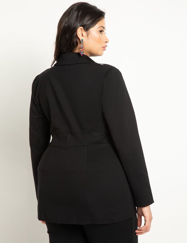 Corset Blazer, TOTALLY BLACK, on-hover image number null