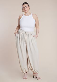 Drawstring Balloon Pant