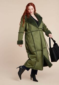 Long Sherpa Lined Coat