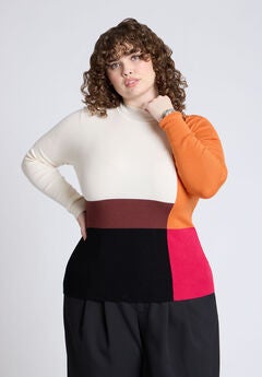 Color Blocked Sweater