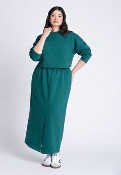 Maxi French Terry Skirt