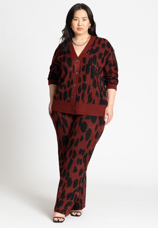 Animal Print Pant, ANIMAL BLUR, hi-res image number null