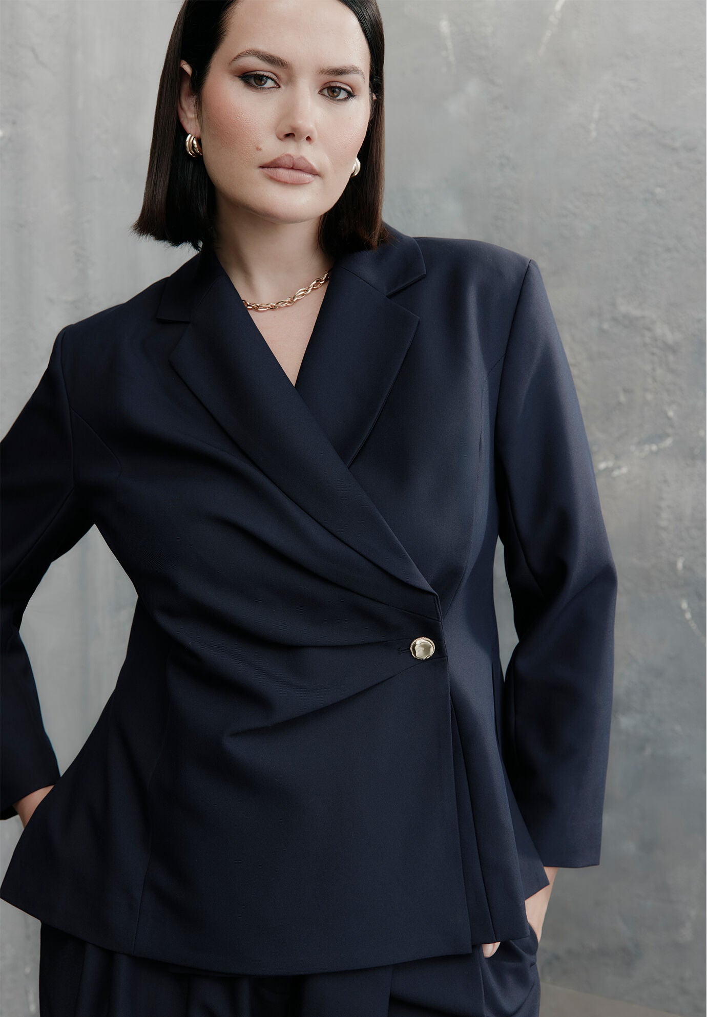 Soft Wrap Blazer