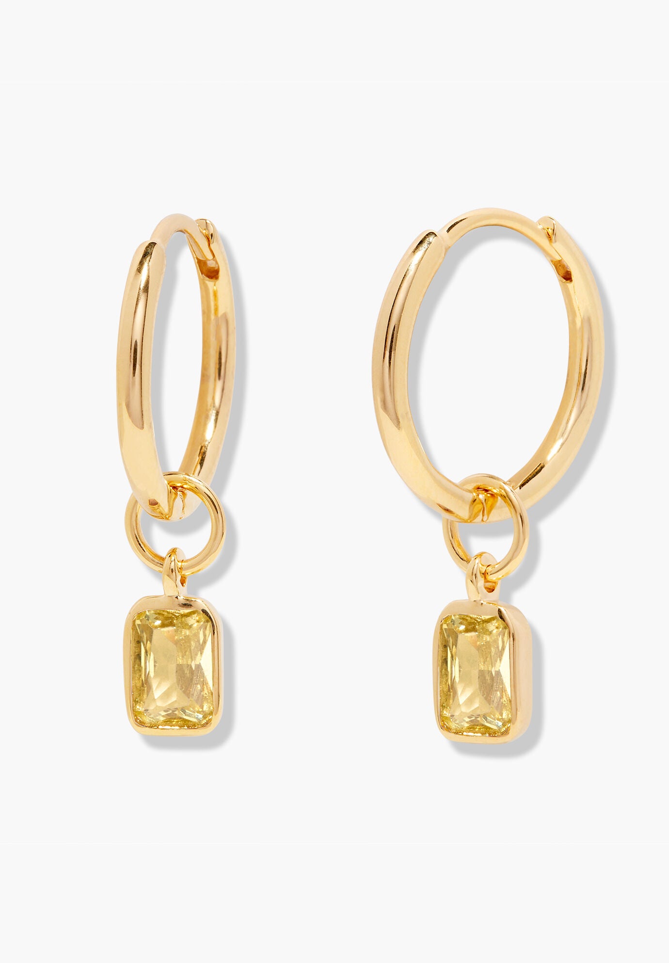 Mackenzie Gold Birthstone Hoops, NOVEMBER, hi-res image number 0